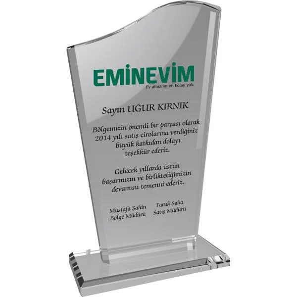 EKT-108-FM Kristal Plaket