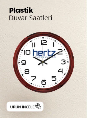 Plastik Duvar Saatleri